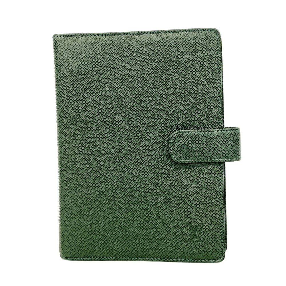 Louis Vuitton Taiga Agenda MM Notebook Cover R20431 Epicea Men's